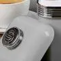 Swan SWKA1020GRN Set of 3 Retro Storage Canisters, Grey

Drei Retro-Aufbewahrungskanister von Swan, SWKA1020GRN, Grau.
