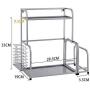 Kitchen Storage,2-Tier Spice Rack- Kitchen Countertop Spice Rack, Seasoning Can Organizer Shelf, 2-layer Storage Shelf, With Knife Holder And Chopping Block for Spice Jar, Can, Bottle and more Cutlery
