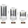 | Storage Bottles & Jars | New Coffee Tea Sugar Storage Tanks Sealed Cans Stainless Steel glass Canisters Kitchen coffee tea and sugar Storage Jars | by HUDITOOLS | 1 PCs | Storage Bottles & Jars | New Coffee Tea Sugar Storage Tanks Sealed Cans Stainless Steel glass Canisters Kitchen coffee tea and sugar Storage Jars | by HUDITOOLS | 1 PCs
