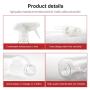 Permotary 2 PCS 32oz/1000ml Plastic Spray Bottle with White Trigger Adjustable Head Sprayer,Empty Durable Leak Off Refillable Spray Bottles Hold Water Oil for Hair,Beauty,Plant,Bathroom,Daily Cleaning