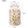 Yl Ly Cylindrical Storage Tank Moisture-Proof Household Sealed Tank Kitchen Storage Tank Glass Grain Jar Milk Powder Candy Jar 950Ml