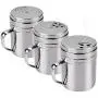 Bouteille à Sel Rotative en Acier Inoxydable JUSTDOLIFE - 3 Pièces (Sel, Sucre, Épices) Bouteille à Sel Rotative en Acier Inoxydable JUSTDOLIFE - 3 Pièces (Sel, Sucre, Épices)
