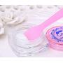 100 PCS Length 3.2 Disposable Plastic Cosmetic Skin Care Cream Lotion Makeup Spoon Spatula Stick Facial Mask Scoop For DIY Mixing And Sampling Beauty Products (Pink)