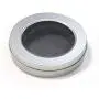 Silberner, tragbarer, leeres Metallbehälter-Schuhkarton, kleines Aufbewahrungsbox, für Zuhause, Organizer – Round Empty Tin Box Portable Storage Container Home Organizer