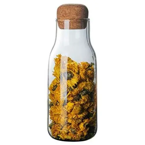 Bocal en Verre TOPBATHY avec Bouchon en Bois Étanchéifié 600ml - Idéal pour Sucre, Épices, Thé, Café, Confitures. Bocal en Verre TOPBATHY avec Bouchon en Bois Étanchéifié 600ml - Idéal pour Sucre, Épices, Thé, Café, Confitures.