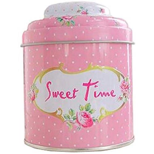 Kylin Express Unique Style Double-Deck Lids Tin Tea Canister Tea Storage Container Seal Pot, NO.16