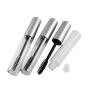 5PCS 10ml/0.34oz Transparent Empty Plastic Mascara Bottle With Inner Plug And Brush Reusable Storage Container Vial Tank Case Tank Jars For Storing Forehead Comb Hair Gel hair Dying Cream (Silver)