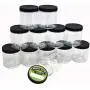 Magic City Slime Empty Slime Storage Containers with Labels, Pack of 12 Clear, 8-Ounce Plastic Storage Jars with Airtight Lids - BPA Free, Made in USA Magic City Slime Empty Slime Storage Containers with Labels, Pack of 12 Clear, 8-Ounce Plastic Storage Jars with Airtight Lids - BPA Free, Made in USA