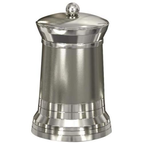 Support pour cotons-tiges Nu Steel, Organiseur de salle de bain en métal, Récipient, Bocal pour cotons-tiges, Billes de coton, Finition Mate/Brillante Support pour cotons-tiges Nu Steel, Organiseur de salle de bain en métal, Récipient, Bocal pour cotons-tiges, Billes de coton, Finition Mate/Brillante