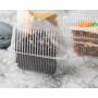 Hinged, Clear Single-Slice Pie/Cake/Cheesecake Container (High Dome Lid) - 100 Pieces