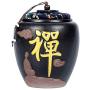 Cereal Containers Ceramic Seal Canister, Tea Storage Tank, Beautifully Decorated Containers (color : C)