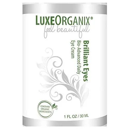 Organic Eye Cream Dark Circles Anti-Aging Moisturizer With Natural Retinol Alternative & Matrixyl. Brightening Treatment Reduces Puffiness, Under Eye Bags, Wrinkles & Fine Lines. LuxeOrganix (1 OZ) Organic Eye Cream Dark Circles Anti-Aging Moisturizer With Natural Retinol Alternative & Matrixyl. Brightening Treatment Reduces Puffiness, Under Eye Bags, Wrinkles & Fine Lines. LuxeOrganix (1 OZ)