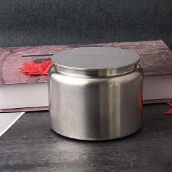 Stainless Steel Sealed Jar, 304 Stainless Steel Sealed Jar Storage Tank Cotton Swab Tea Coffee Powder Storage Container Sealed Storage Jar