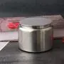 Storage Tank,304 Stainless Steel Sealed Jar Cotton Swab Tea Coffee Powder Storage Container,