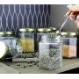6-Ounce Hexagon Glass Jars (12-Pack); Empty Hex Jars w/Gold Lids for Party Favors, Jams, Samples & More 6-Ounce Hexagon Glass Jars (12-Pack); Empty Hex Jars w/Gold Lids for Party Favors, Jams, Samples & More