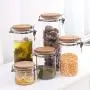Storage Bottles Glass Container With Lid For Spices Confectioner Food Sundries Tea Coffee Sugar Sealed Kitchen Jar 600mlB151 Storage Bottles Glass Container With Lid For Spices Confectioner Food Sundries Tea Coffee Sugar Sealed Kitchen Jar 600mlB151
