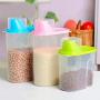 Jars Boxes - 1pc 1.9l 2.5l Dispenser Storage Box Holder Lid Foods Rice Pasta Container Organization Color - Jars Boxes Bottles Jars Boxes Cereal Machine Rice Container Food Storage Larg
