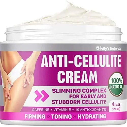Zellpflegecreme für 100% vollständige Cellulite-Entfernung – Hergestellt in den USA – Heißcreme mit Koffein zur Behandlung der Cellulite – Gewichtsverlust, Straffung & Festigung – Geeignet für Cellulite-Ölmassagen & Workout-Schweiß