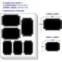 24 Kleine und Große Mason-Glas-Schablonen-Etiketten zur Organisation Ihres Zuhauses und Küchen - Perfekt für Ihre Glas- und Kunststoffbehälter mit einfacher Identifizierung – Wiederverwendbar
