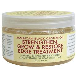 Shea Moisture Jamaican Black Edge Treatment 4 Ounce (118ml) (3 Pack)