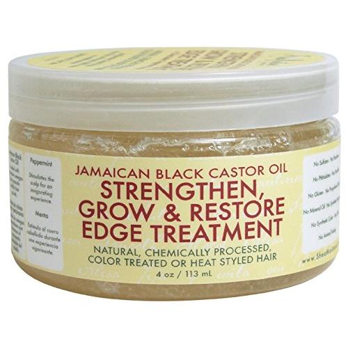Shea Moisture Jamaican Black Edge Treatment 4 Ounce (118ml) (3 Pack)