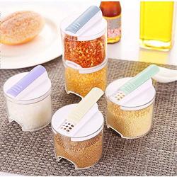 Eco Friendly Bbq 5spice Bottle Cruet Salt Pepper Seasoning Condiment Jars Storage Box Cellars Salt Servers Spoon Pigs