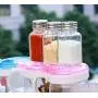 JUSTDOLIFE Spice Bottles Glass Spice Jar Seasoning Bottles Kitchen Gadgets with Shaker Top 5PCS JUSTDOLIFE Spice Bottles Glass Spice Jar Seasoning Bottles Kitchen Gadgets with Shaker Top 5PCS