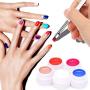 Anself 36 Colors Nail Gel Art Polish Pigment UV Gel Set ...