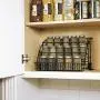 Yosoo Cabinet Spice Rack, Large capacity Coated Iron Wire 3-Tier Elevated Spice Jars Bottles Rack Kitchen Home Storage Shelf Organizer Black Yosoo Cabinet Spice Rack, Large capacity Coated Iron Wire 3-Tier Elevated Spice Jars Bottles Rack Kitchen Home Storage Shelf Organizer Black