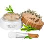 White Tea Mud Mask - 100 ml, Antioxidant Facial Treatment, Smoothes Fine Lines, Wrinkles, Deep Cleanse, Detoxifies Face, Removes Dark Spots, Skin Pigmentation, Blackheads, Pore Minimizer, Anti Aging