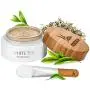 Weißer Tee Ton Maske – 100 ml, Antioxidant Gesichtsbehandlung, Glättet feine Linien und Falten, Tiefenreinigung, Entgiftung, Entfernt dunkle Flecken und Pigmentierung, Verfeinert Poren, Anti-Aging.