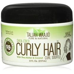 Taliah Waajid Shea-Coco Curly Hair Curl Souffle Jar, 8 Ounce