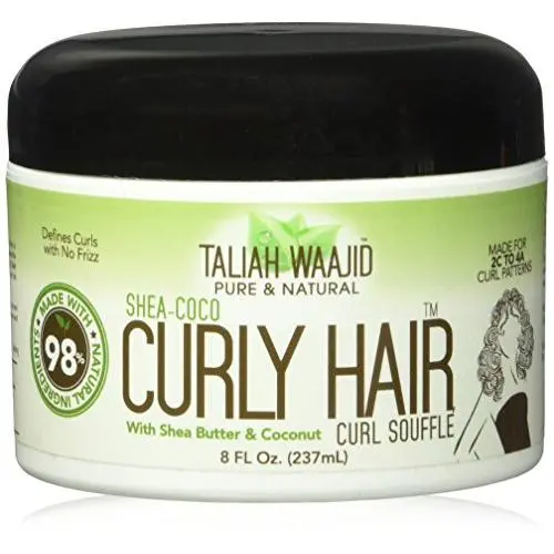 Taliah Waajid Shea-Coco Curly Hair Curl Souffle Jar, 8 Ounce