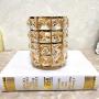 JUSTDOLIFE Candle Holder Fashion Crystal Decorative Table Centerpiece Wedding Supplies