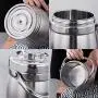 BWHFH Lunch Box Thermoses Insulated Food Storage Stainless Steel Container Thermos Leak Proof Design Food Jar for Kids School Picnic Office Outdoors,2.2L