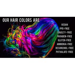 Manic Panic Rock N Roll Hair Dye – Classic High Voltage - (2PK) Semi Permanent Hair Color - Warm, Vibrant Red Shade - Vegan, PPD & Ammonia Free - For Coloring Hair on Men & Women