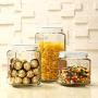 YL LY Imported Glass Storage Jar Candy Honey Lemon Sealed Cans Kitchen Household Food Cans Ip591 (1500Ml)