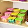 Kitchen Food Storage Jar Airtight Food Storage Stackable Grain Storage Storage Tank Kitchen Covered Plastic Sealed Bottle Food Storage Storage Box Jar , 1250ML Yellow
