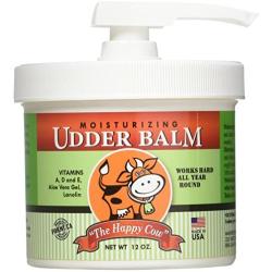 The Happy Cow Moisturizing Udder Balm - 12 ounce pump