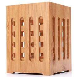 Best Quality - Bottles,Jars & Boxes - Kitchen Utensil Set Holder Shelf Storage Containers Food Storage Square Bamboo Kitchenware Tube Chopsticks Office Box Container - by VietFA - 1 PCs