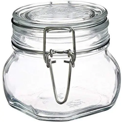 Bormioli Rocco Fido Pot à Yaourt Carré avec Couvercle Transparent, 500 ml, Lot de 2 Bormioli Rocco Fido Pot à Yaourt Carré avec Couvercle Transparent, 500 ml, Lot de 2