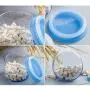 Sealed Glass Storage Jar Food Grains Transparent Bottle Tea Coffee Seal Storage Cans DELICATEWNN (Capacity : Blue 450ml) Sealed Glass Storage Jar Food Grains Transparent Bottle Tea Coffee Seal Storage Cans DELICATEWNN (Capacity : Blue 450ml)