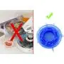 Reusable Silicone Stretch Lids ? Blue ? Set of 12 ? Covers Pots, Pans, Cups & Bowls ? Food Saver for Fresher Food ? Freezer, Microwave & Dishwasher Safe ? Includes 1 Silicone Food Bag Reusable Silicone Stretch Lids ? Blue ? Set of 12 ? Covers Pots, Pans, Cups & Bowls ? Food Saver for Fresher Food ? Freezer, Microwave & Dishwasher Safe ? Includes 1 Silicone Food Bag