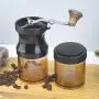 DONG HAI Portable Manual Coffee Grinder with Premium Adjustable Coarseness Ceramic Burr, Portable Hand Crank Grinder for Home Travel with Extra Storage Jar DONG HAI Portable Manual Coffee Grinder with Premium Adjustable Coarseness Ceramic Burr, Portable Hand Crank Grinder for Home Travel with Extra Storage Jar