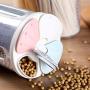 UPKOCH Food Canisters Storage Containers Transparent Plastic Sugar Grain Snacks Beans Nuts Storage Box Organizer
