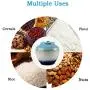 Luftdichte Lebensmittelbehälter mit Deckeln, große Keramik-Töpfe, Müsli-Behälter, Dose, Zuckerhutze für die Küchenspeisekammer, Mehl, Kaffee, Süßigkeiten, 10L, 24x23cm
