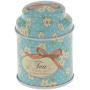MonkeyJack Christmas Candy Sealed Cans Box Flower Metal Sugar Coffee Tea Tin Jar Container - #1 Round S