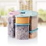 Kitchen Storag Box - 1pc Plastic Food Storage Box Kitchen Organizer Candy Container For Food Save Grain With Cover Kitchen Storage Boxes