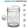 Bouteilles en verre Mason à large goulot (16 oz/Pint capacité) - 12 unités. Avec couvercles étanches et anneaux - Pour la mise en conserve, la fermentation, le confit, la congélation - Décoration de bocaux. Sûr micro-ondes et lave-vaisselle. + Ouvre-bocau Bouteilles en verre Mason à large goulot (16 oz/Pint capacité) - 12 unités. Avec couvercles étanches et anneaux - Pour la mise en conserve, la fermentation, le confit, la congélation - Décoration de bocaux. Sûr micro-ondes et lave-vaisselle. + Ouvre-bocau