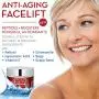 Natürliches Anti-Aging Gesichtscreme | Ultimative Feuchtigkeitspflege mit Retinol, Peptiden, Stammzellen, Hyaluronsäure, Vitamin E & Traubenkernextrakt | Hilft, feine Linien, Falten zu glätten und zu verfeinern | 60 g / 2 oz